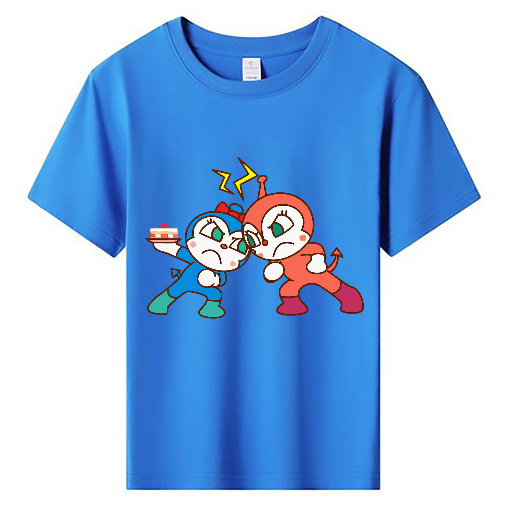 （画像用） アンパンマン Anpanman 綿100％キッズTシャツ（フロントプリント）